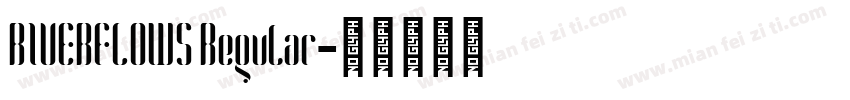 RIVERFLOWS Regular字体转换